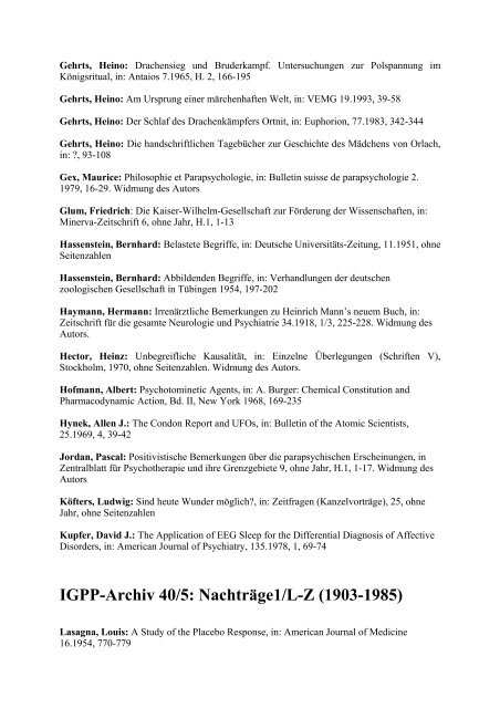 Findliste NachtrÃ¤ge1 [pdf] - IGPP