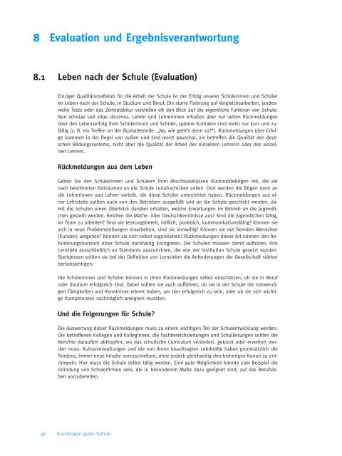 GRUNDLAGEN GUTER SCHULE EIN PRAXISBUCH - IGS GÃ¶ttingen