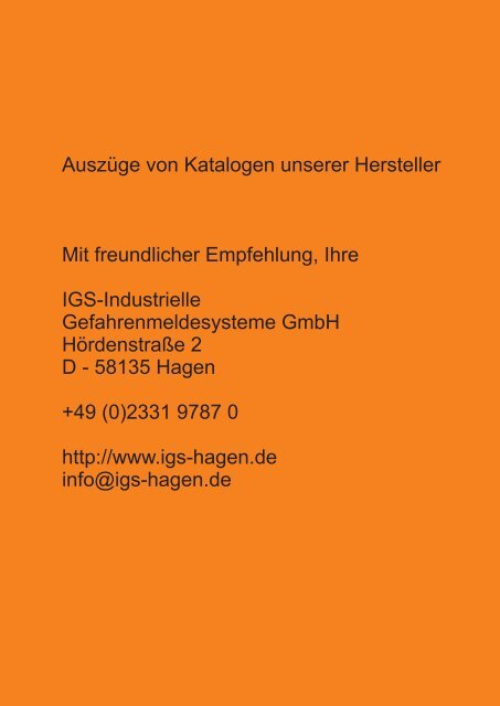 Katalogauszug Ackermann-Clino System 99protect - IGS-Industrielle ...
