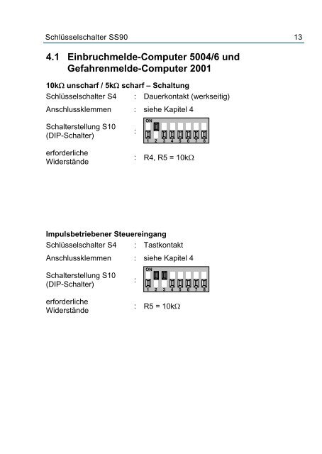 Honeywell - SchlÃ¼sselschalter SS90 (PDF) - IGS-Industrielle ...