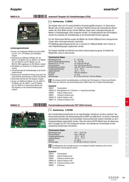 Katalogauszug Novar Buskoppler - IGS-Industrielle ...