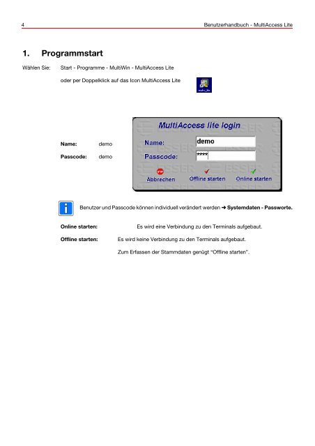 Honeywell - MultiAccess Lite - Benutzerhandbuch - IGS-Industrielle ...