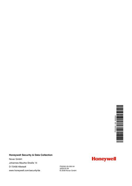 Honeywell - MultiAccess Lite - Benutzerhandbuch - IGS-Industrielle ...