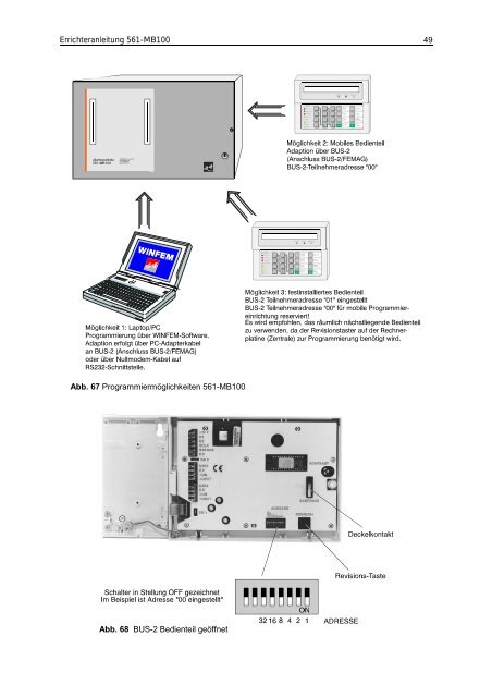 Honeywell - Einbruchmelderzentrale 561-MB100 - Errichter