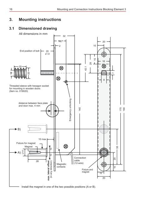 Honeywell - Elektromechanisches Sperrelement 3 - IGS-Industrielle ...