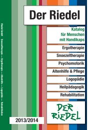 Teil 4 Alltagshilfen/Ergotische als pdf - Riedel GmbH