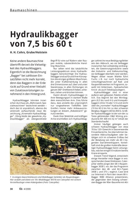 30-35 Baumaschinen (Page 30) - Bauverlag