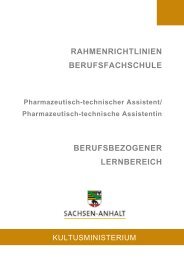 Pharmazeutisch-technische(r) Assistent(in) - Landesbildungsserver ...