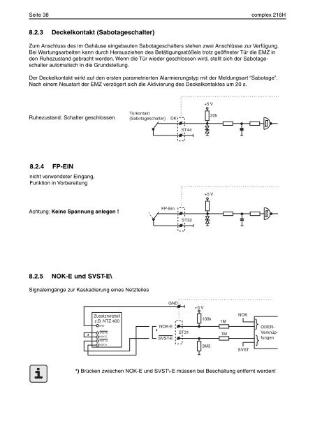 Einbruchmelderzentrale Complex 216H - IGS-Industrielle ...