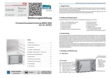 Honeywell - Fernsprechzusatzeinrichtung AWAG 6200