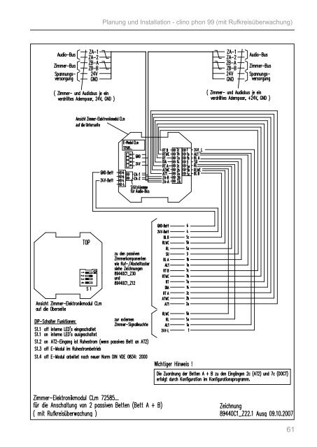 Patientenrufsystem clino phon 99 - IGS-Industrielle ...