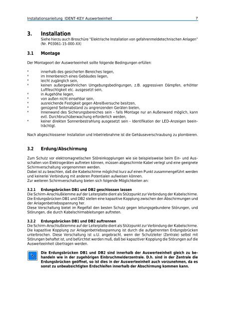 Honeywell - Ident-Key-Auswerteeinheit IK2 (022200.10) (PDF)