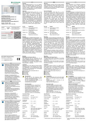 Zimmer-Elektronikmodul EM 340 / 341 - IGS-Industrielle ...