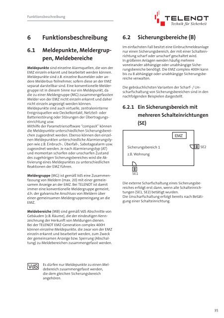 Einbruchmelderzentrale Complex-200H-400H - IGS-Industrielle ...