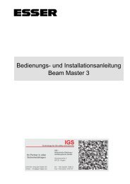Novar - Linearer Rauchmelder Beam Master 3 - IGS-Industrielle ...