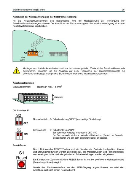 Novar - Brandmeldecomputer IQ8-Control C und M - IGS-Industrielle ...