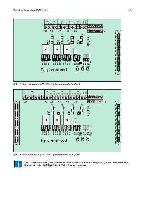 Novar - Brandmeldecomputer IQ8-Control C und M - IGS-Industrielle ...