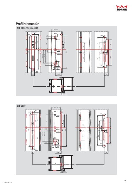 Selbstverriegelnde SchlÃ¶sser Dorma SVP und SVZ - Technische ...