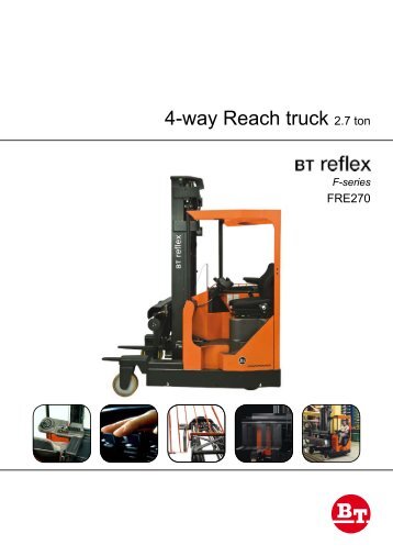 4-way Reach truck 2.7 ton - Bt-forklifts.com