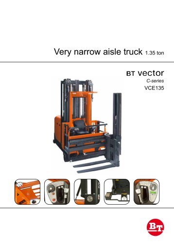 Very narrow aisle truck 1.35 ton - Bt-forklifts.com