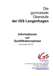 Informationen - IGS Langenhagen