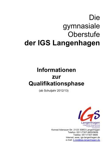 Informationen - IGS Langenhagen