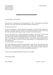 Sep.2009 Schulsanitätsdienst Hubertus von Wick Oliver Wolfskehl ...