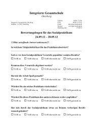Bewertungsbogen Sozialpraktikum September 2012 - IGS Otterberg