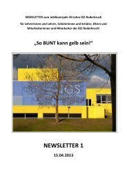 NEWSLETTER 1