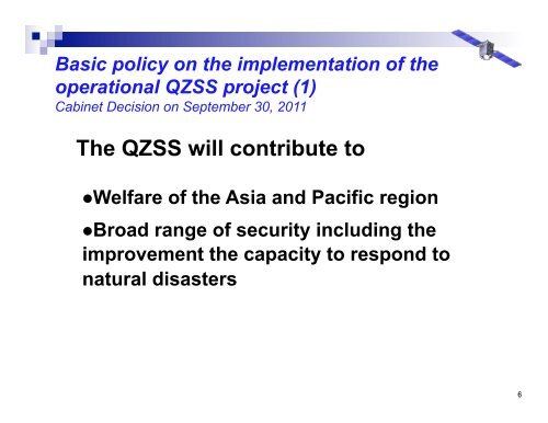 Future Plan of QZSS - IGS