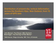 Distribution of present-day vertical deformation across the ... - IGS