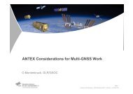 ANTEX Considerations for Multi-GNSS Work - IGS - NASA