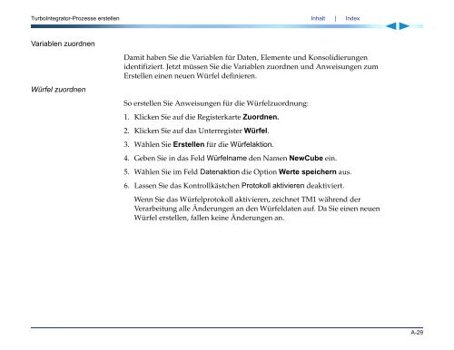 Applix TM1 TurboIntegrator Handbuch