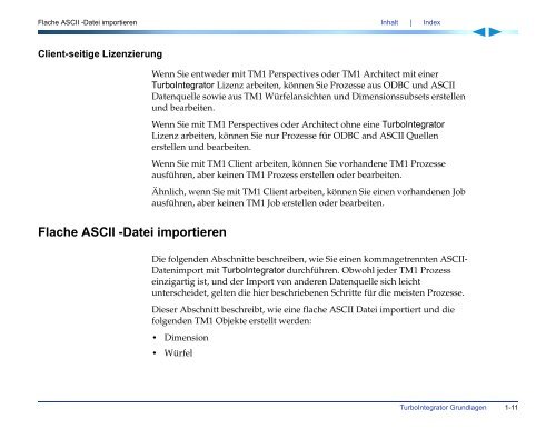 Applix TM1 TurboIntegrator Handbuch