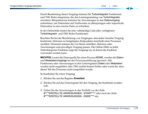 Applix TM1 TurboIntegrator Handbuch