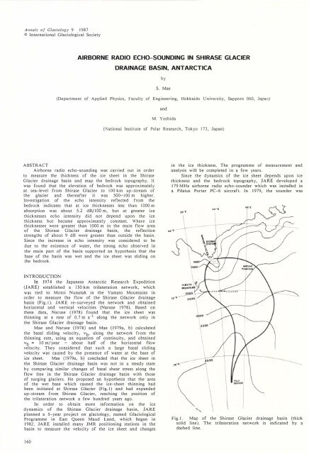 160-165 - International Glaciological Society