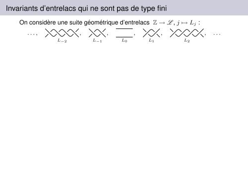 Invariants de type fini de surfaces bordant des entrelacs dans R3