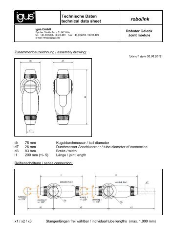 (Deutsch / Englisch) zum Download (PDF) - Igus