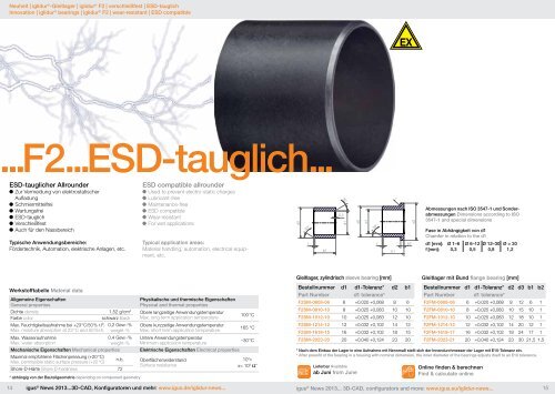 e-k dry-techÂ® Lagertechnik polymer bearings