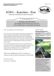 klicken! - Interessengemeinschaft der Gespannfahrer Wiesbaden