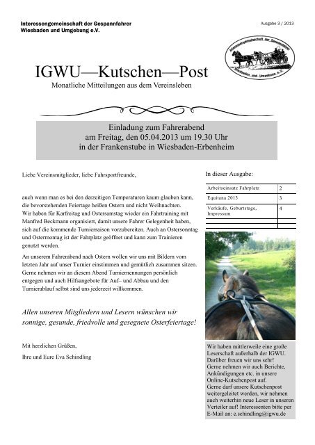 klicken! - Interessengemeinschaft der Gespannfahrer Wiesbaden