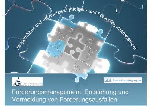Forderungsmanagement: Entstehung und ... - IGZ Bamberg