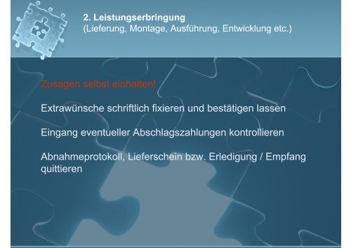 Forderungsmanagement: Entstehung und ... - IGZ Bamberg