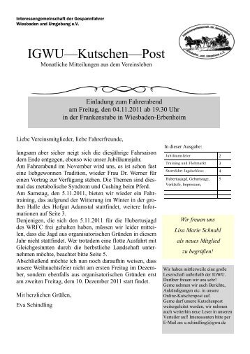 klicken! - Interessengemeinschaft der Gespannfahrer Wiesbaden