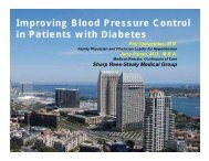 Improving Blood Pressure Control in Patients with Diabetes