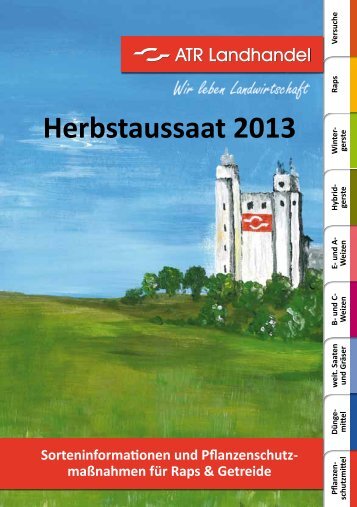 Herbstaussaat 2013 - ATR Landhandel