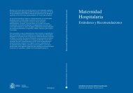 Maternidad Hospitalaria - Ministerio de Sanidad y PolÃ­tica Social