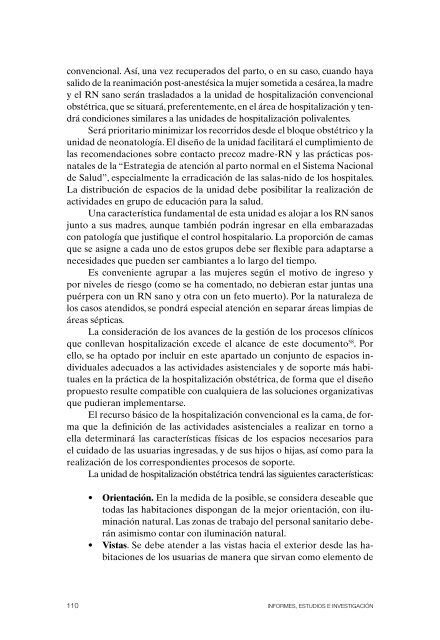 Maternidad Hospitalaria - Ministerio de Sanidad y PolÃ­tica Social