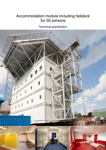 Accommodation module including helideck for 50 ... - IHB International