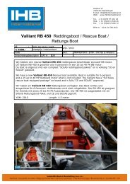 Valliant RB 450 Reddingsboot / Rescue Boat ... - IHB International